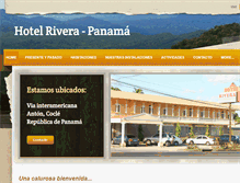 Tablet Screenshot of hotelrivera-panama.com